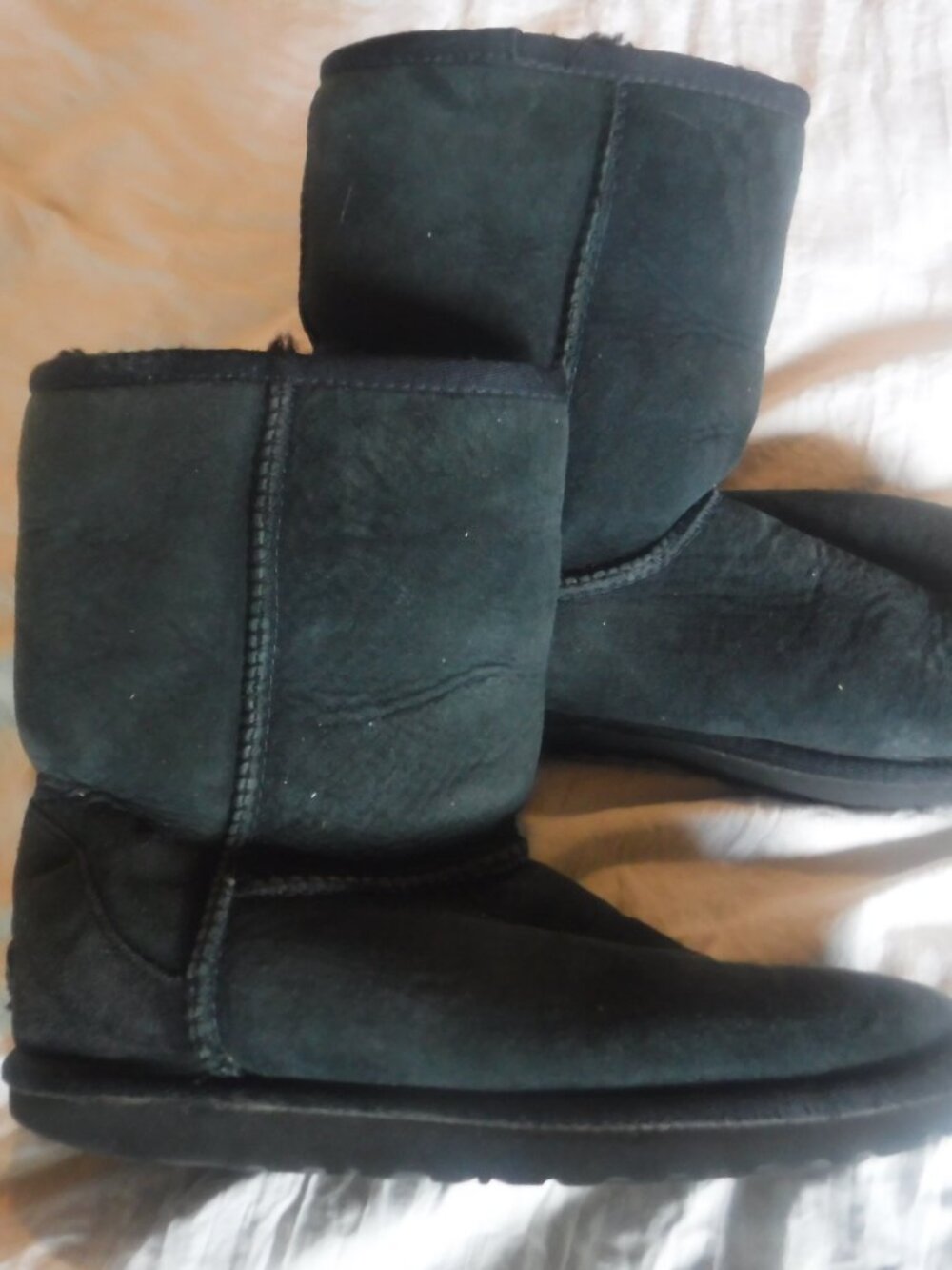 Uggs Womens Black Boots Womens Size 5 Pre OWned